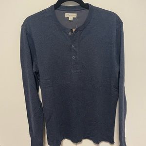 Blue J. Crew Henley - New with tags